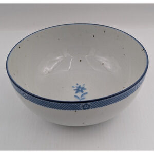 Vintage Dansk Blue Floral Vegetable Serving Bowl 8-1/4" Refsgaard Denmark